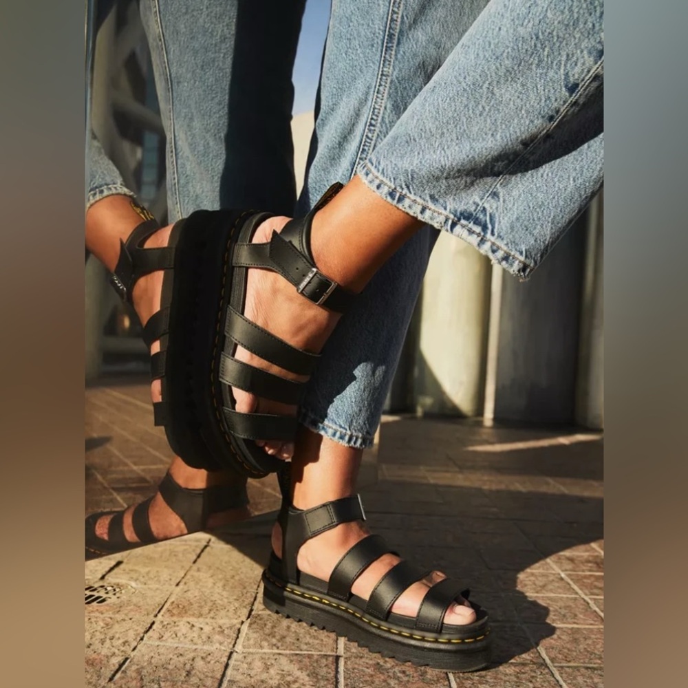 Doc Martens VEGAN BLAIRE WOMEN'S FELIX GLADIATOR SANDALS Size 10